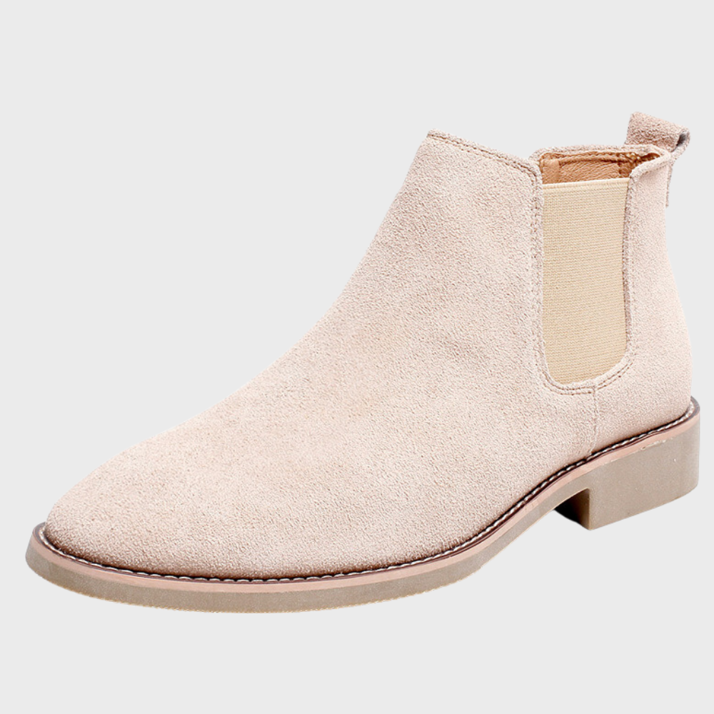 Bottines Homme à Enfiler Cuir Noir