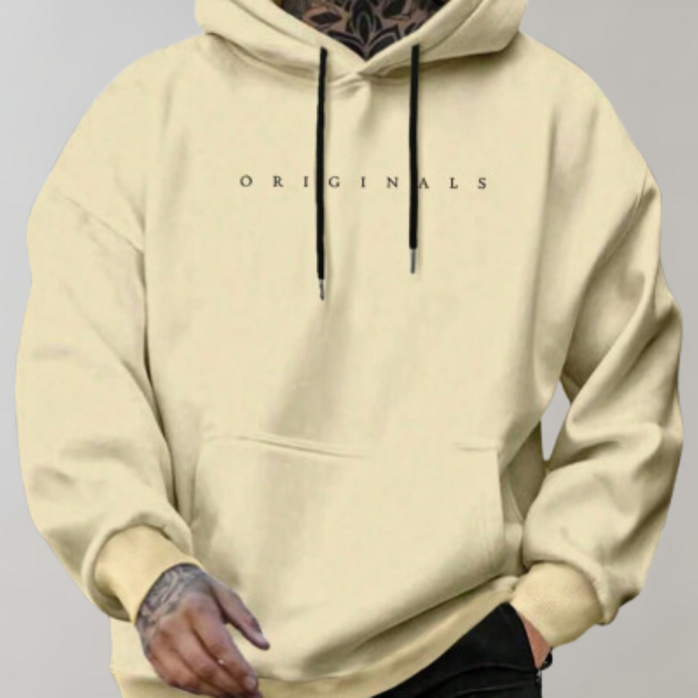 Sweat à capuche homme doux et chaud avec poches côtés