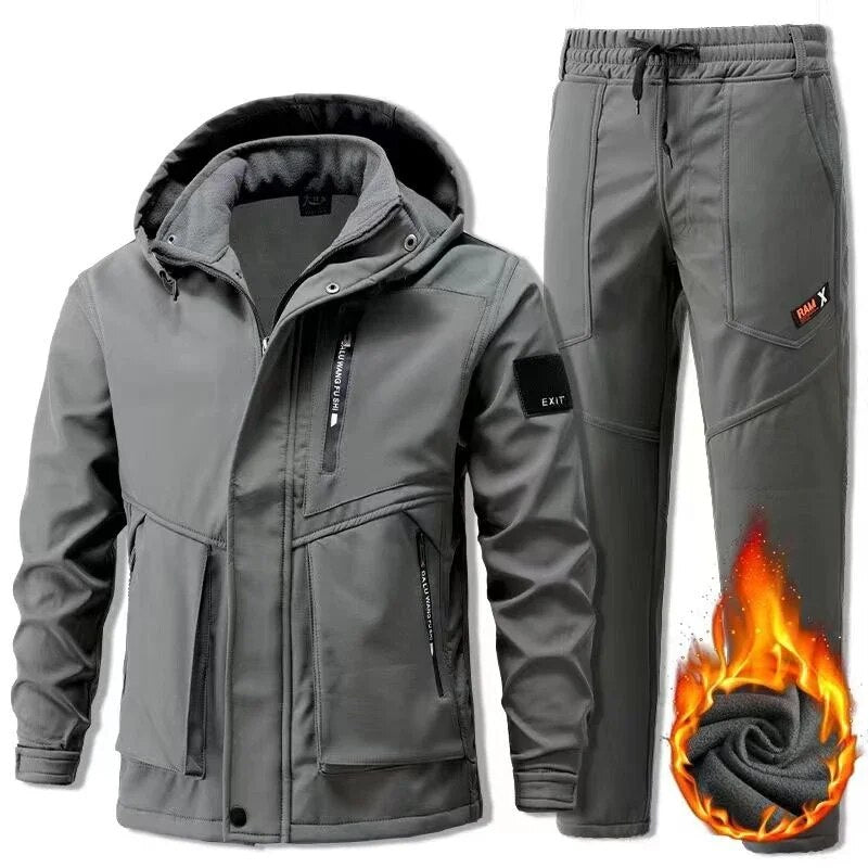 Ensemble Homme Outdoor Fleece Doux et Chaud