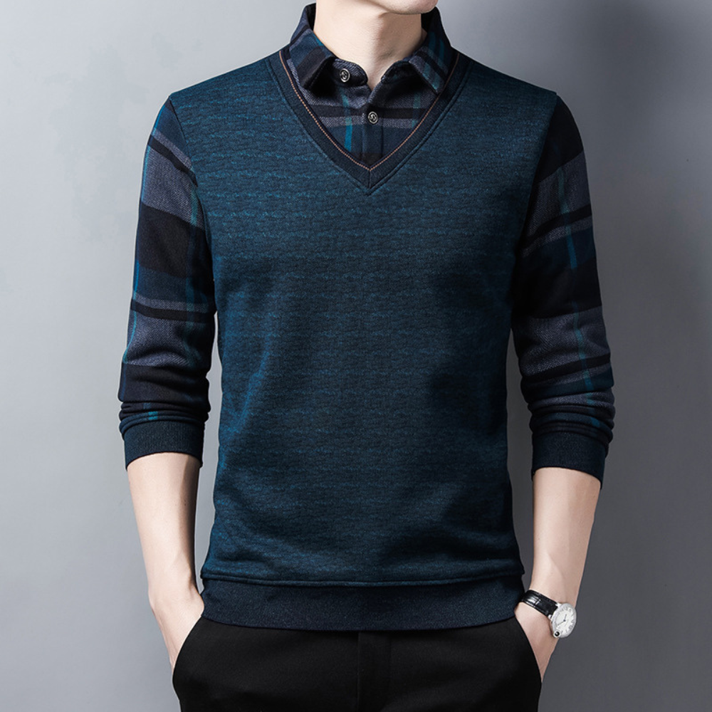 Pull Tricot Homme à la Mode Chaud et Confortable