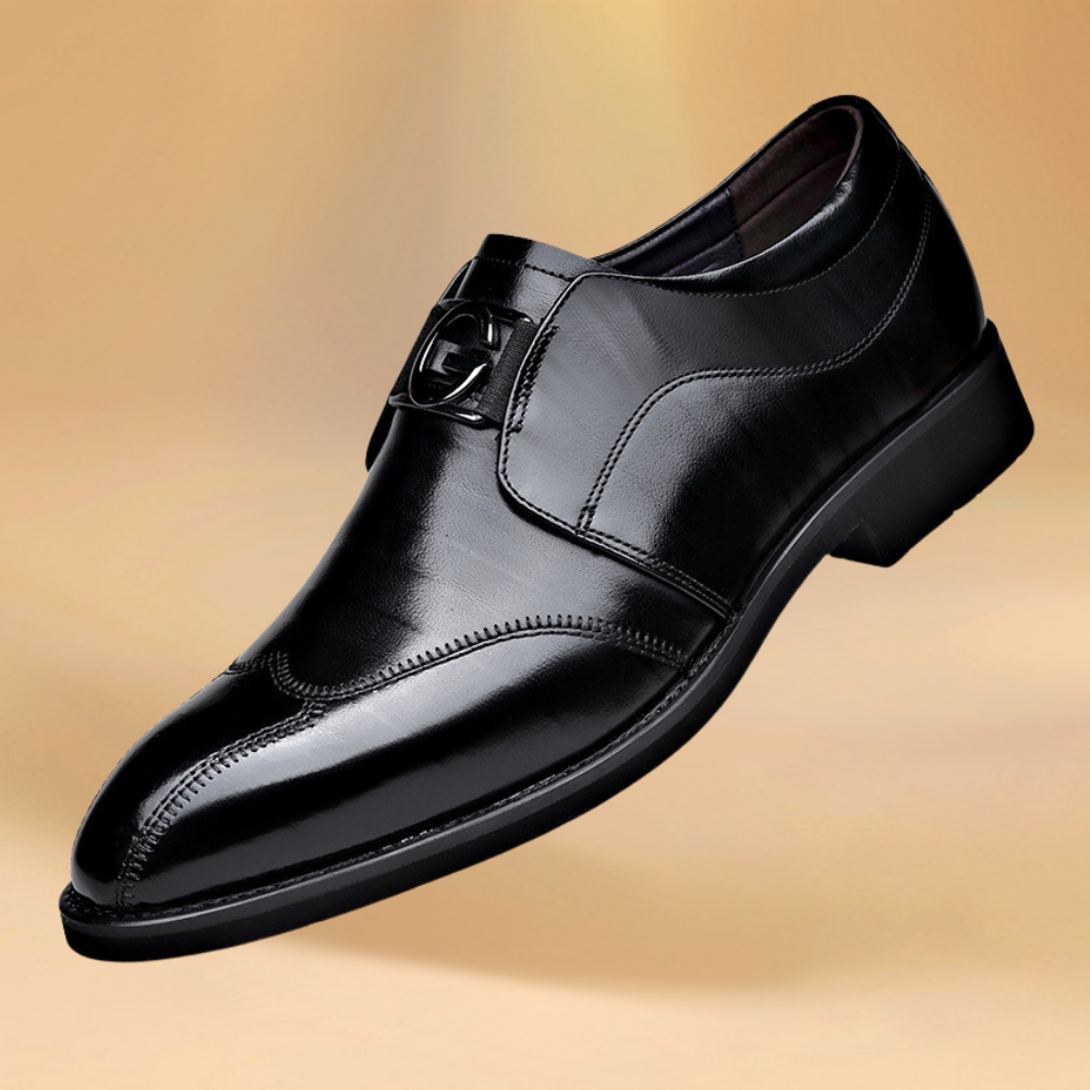 Chaussures Homme Classiques Cuir Noir Élégantes