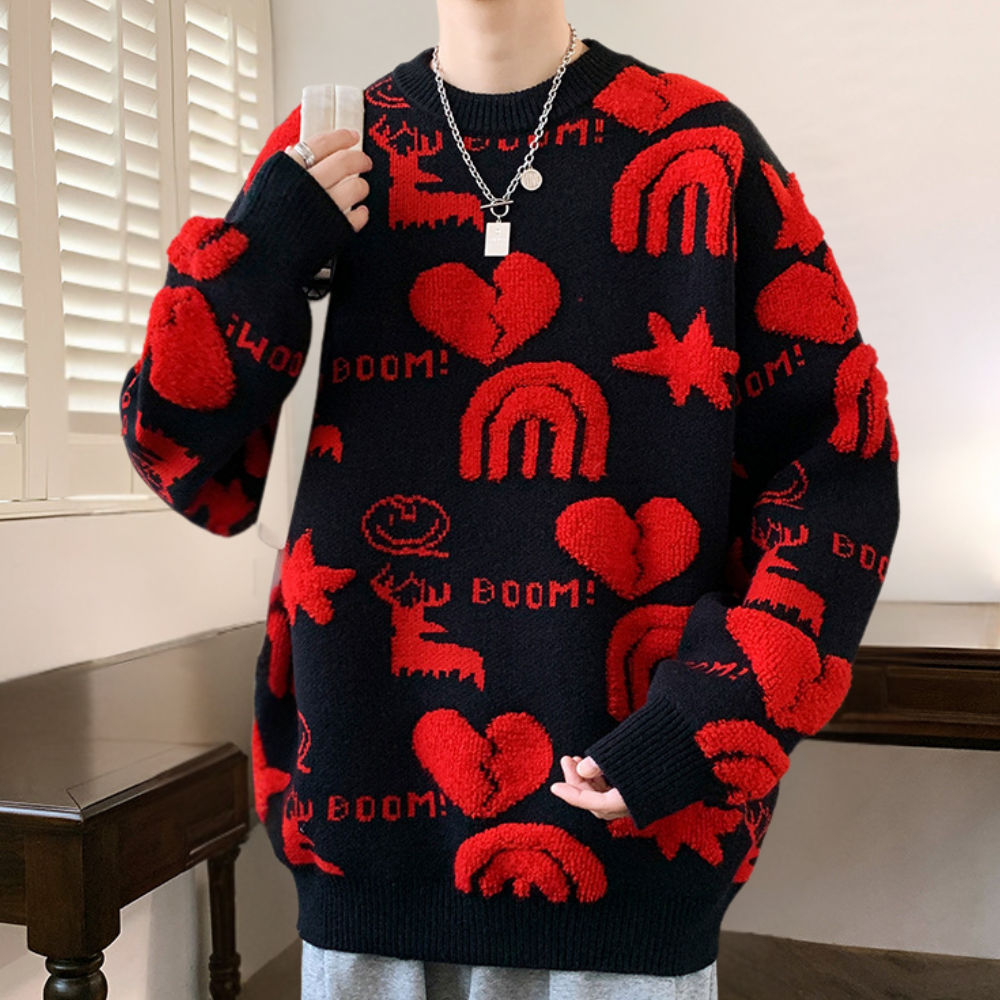Pull Homme Tricoté Chaud et Élégant