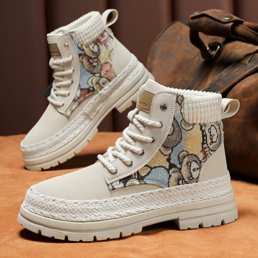 Aggelos - Bottes Montantes pour Homme