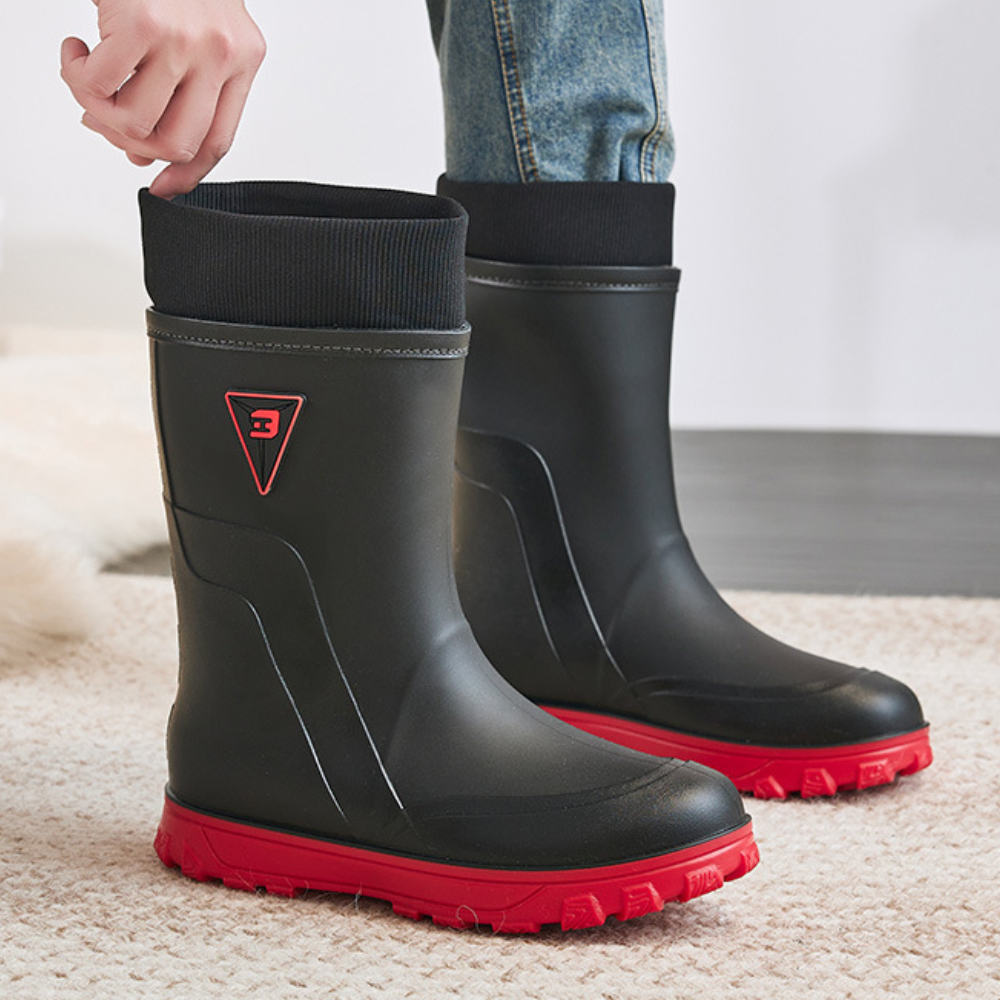 Bottes Hiver Homme Confortables Mi-Hauteur