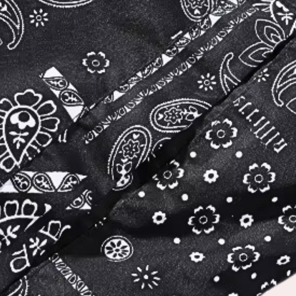 Maslen - Manteau Réversible en Imprimé Paisley