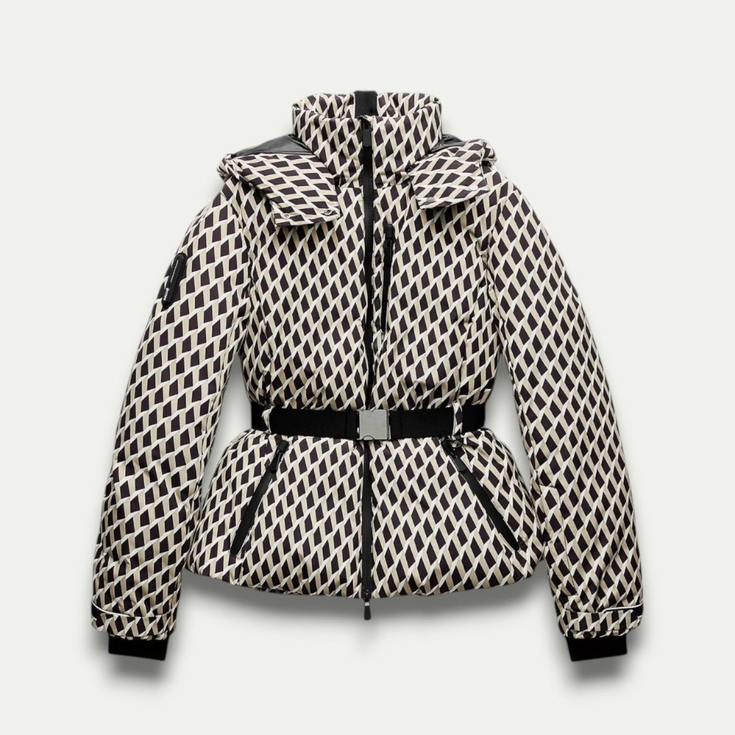 Manteau Femme Hiver Chaud avec Capuche et Ceinture Élastique - PanierRoyale