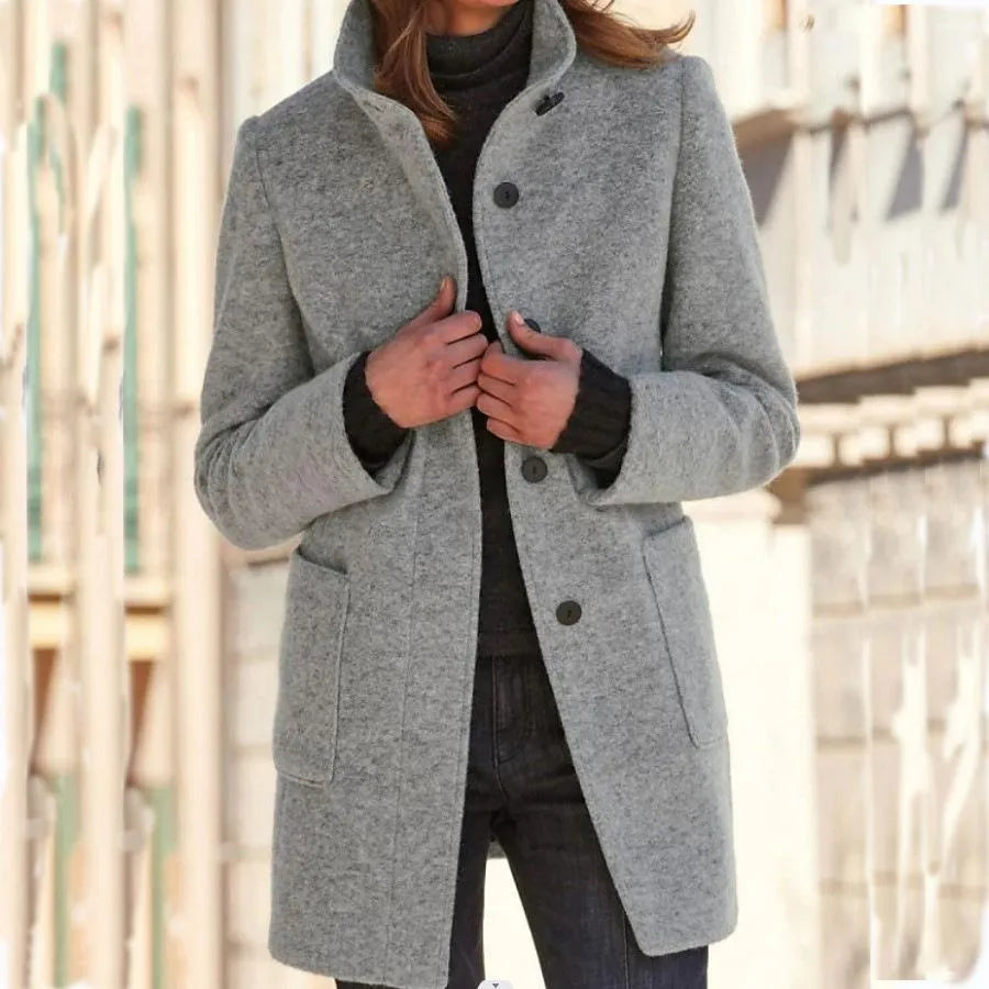 Manteau Femme Hiver Chic - Parka Longue Douce avec Capuchon et Poches