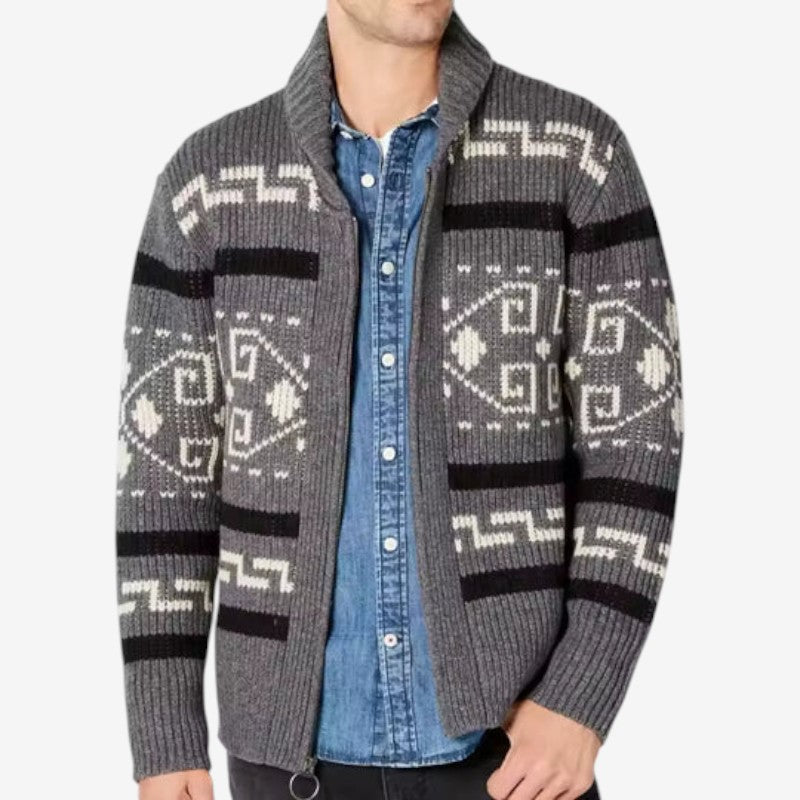 Veste oversize à manches longues imprimée femme
