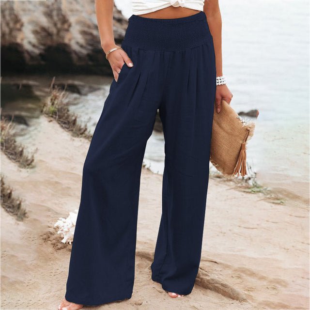 Pantalon Femme Grande Taille Gris Clair Confortable