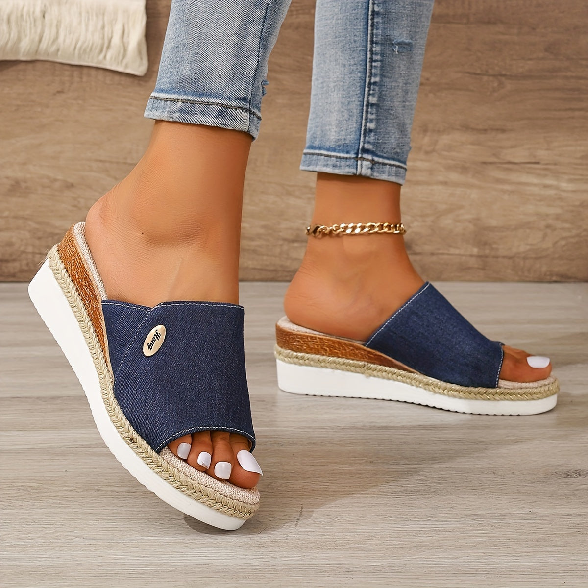 Celmiva™ – Sandales Femme Chic et Confortable à Talon Compensé & Plateforme Été