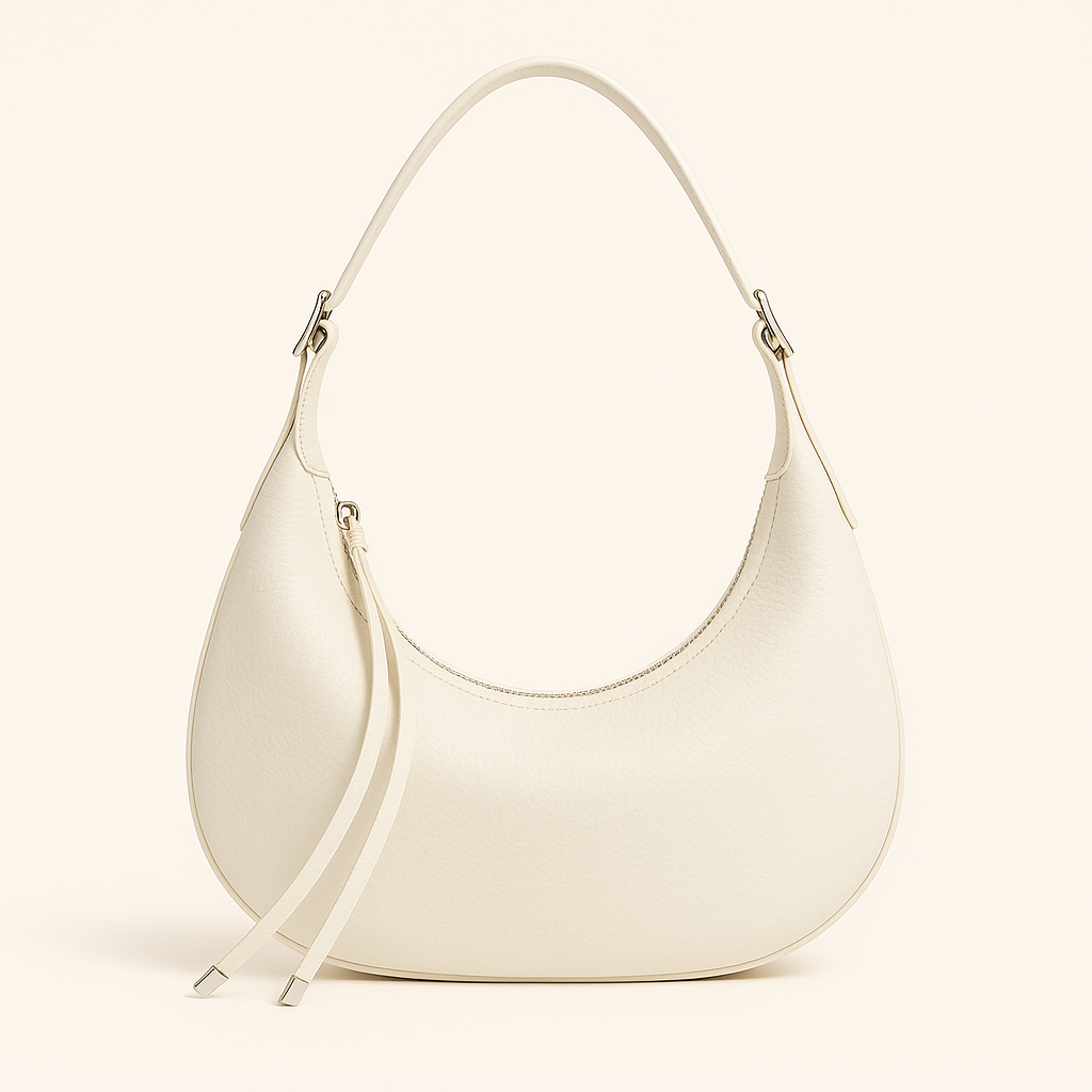 Sac à Main Féminin en Cuir Texturé avec Poignée Réglable