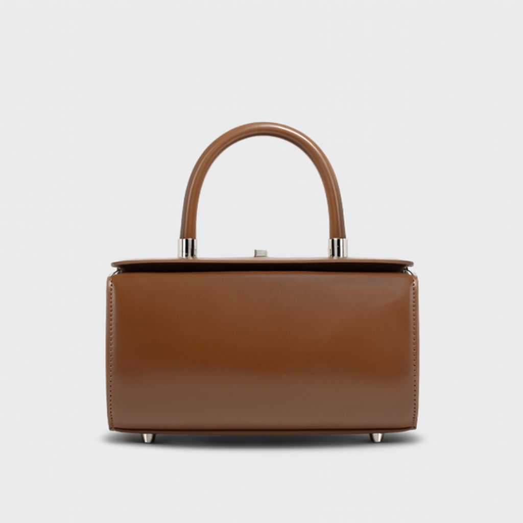 Sac à main femme chic en cuir avec poignée et fermeture éclair