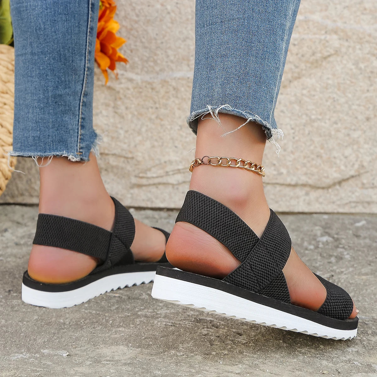 ChicStep™ – Sandales Femme Confortables et Antidérapantes Élégantes