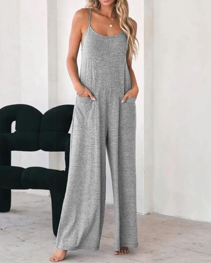 ChicStyle™ – Salopette Femme Décontractée Confortable avec Poches Pratiques