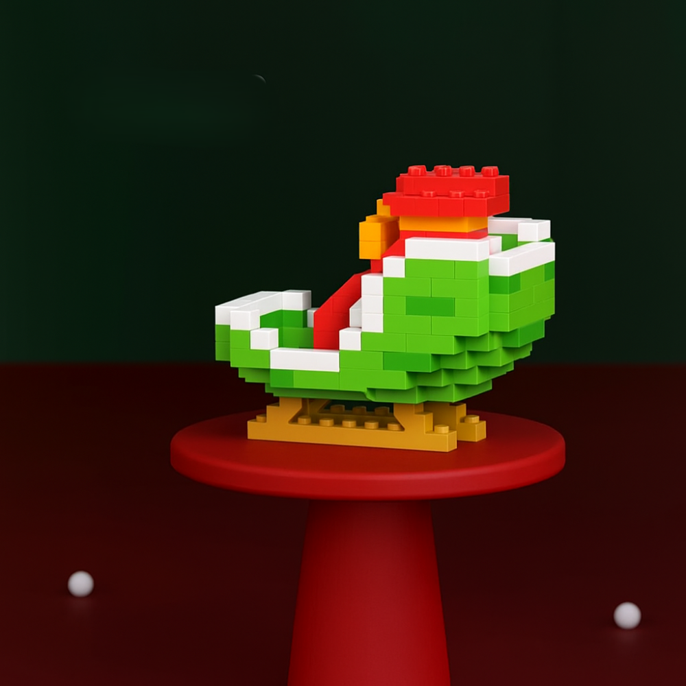 Figurines Père Noël en LEGO Décoration de Noël