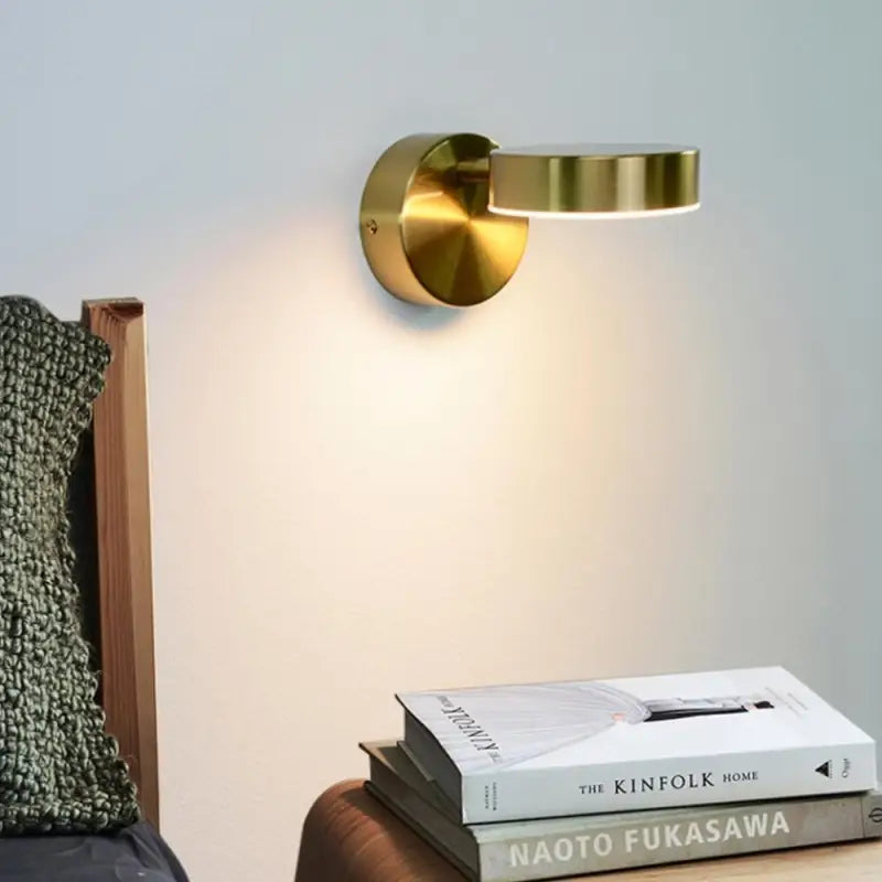 Circlea™ – Applique Murale LED Moderne Design Noir & Or – Éclairage Ambiance