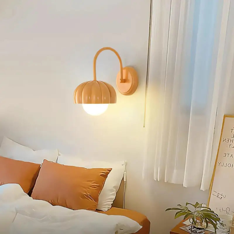 Citralux™ – Applique Murale LED Orange & Rose Design Original Moderne