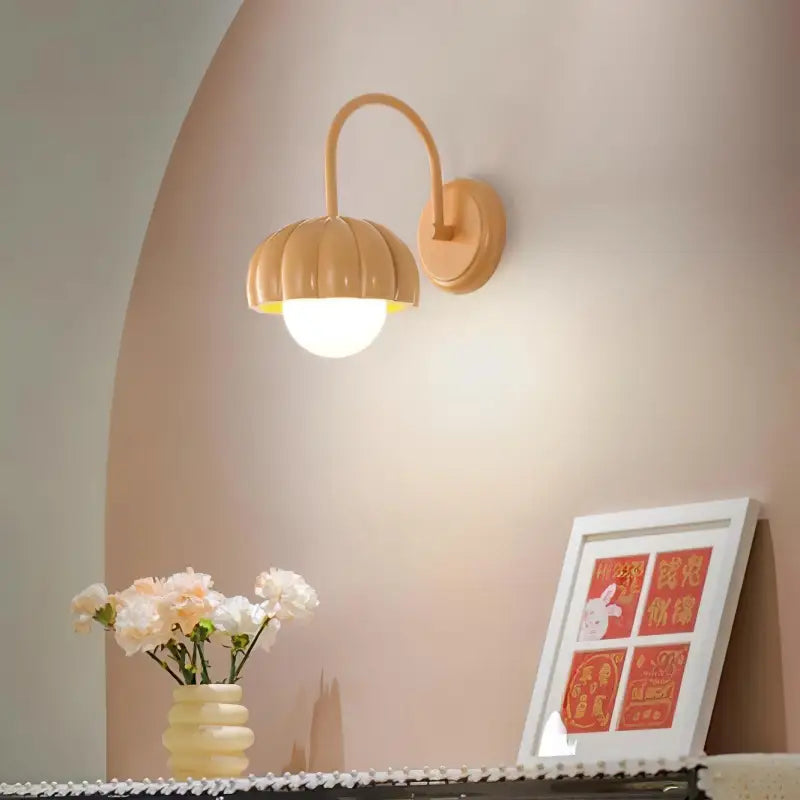 Citralux™ – Applique Murale LED Orange & Rose Design Original Moderne