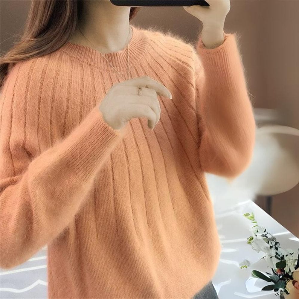 Pull Tricot Mérinos Doux et Chaud pour Femme