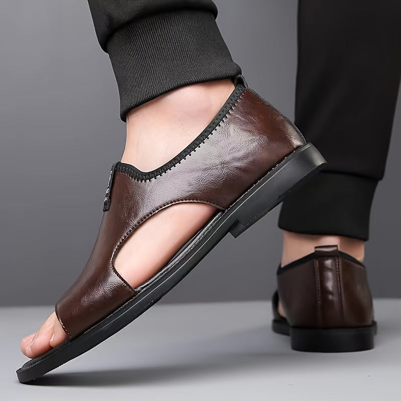 CoolStride™ – Sandales Homme Confort en Cuir pour Randonnée et Été
