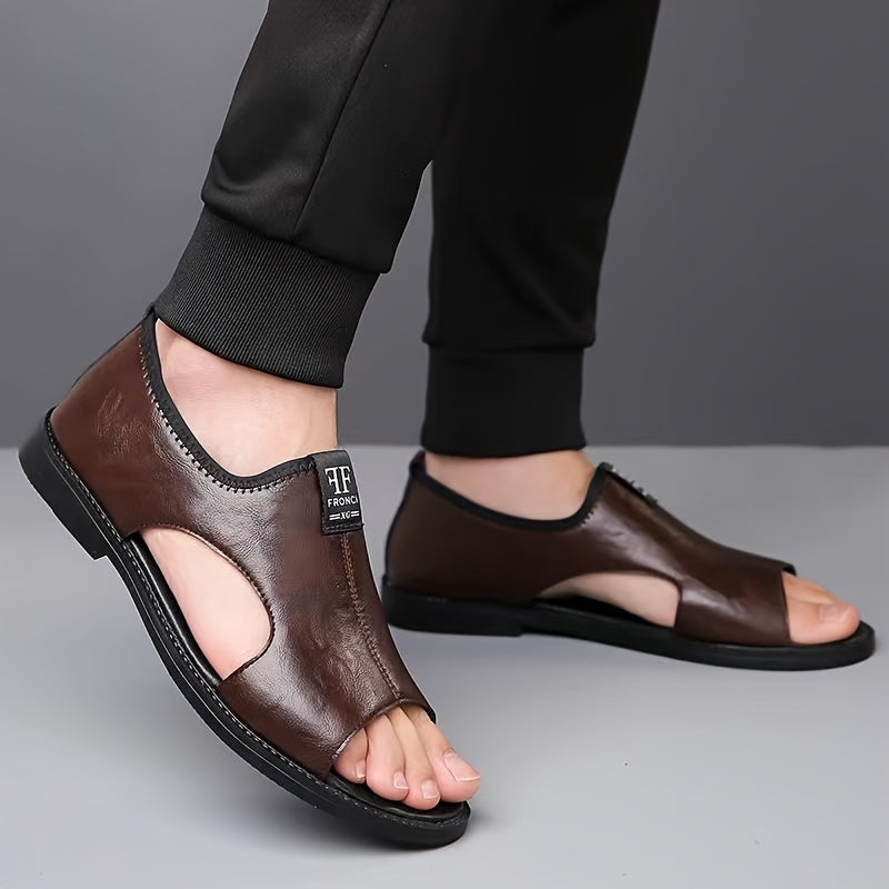 Sandales Homme Cuir Confort pour Randonnée et Plage - PanierRoyale
