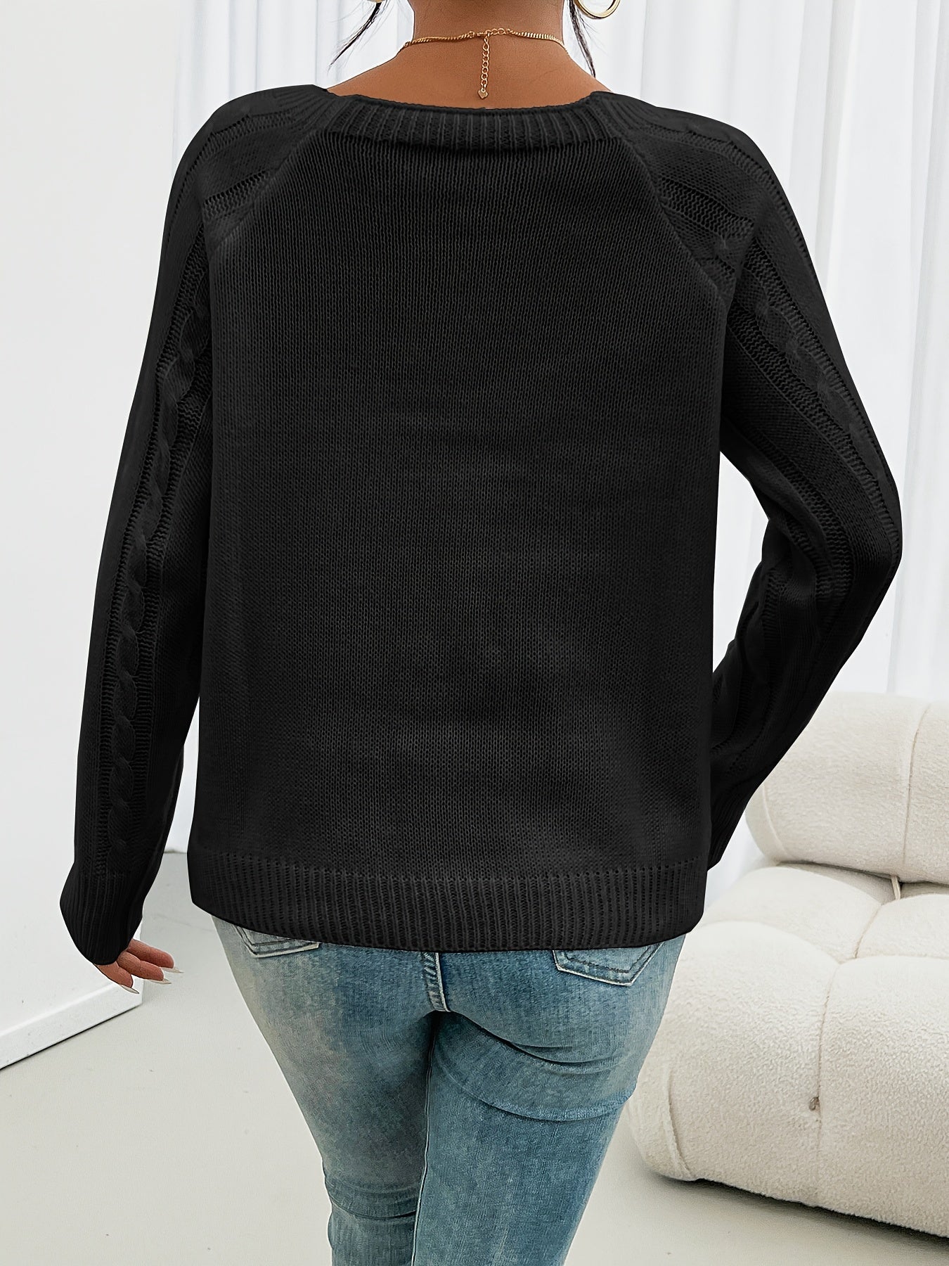 CosyTwist™ – Pull Femme Hiver Chaud & Tendance
