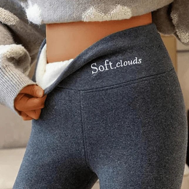 Legging Polaire Doux et Chaud pour Femme Hiver