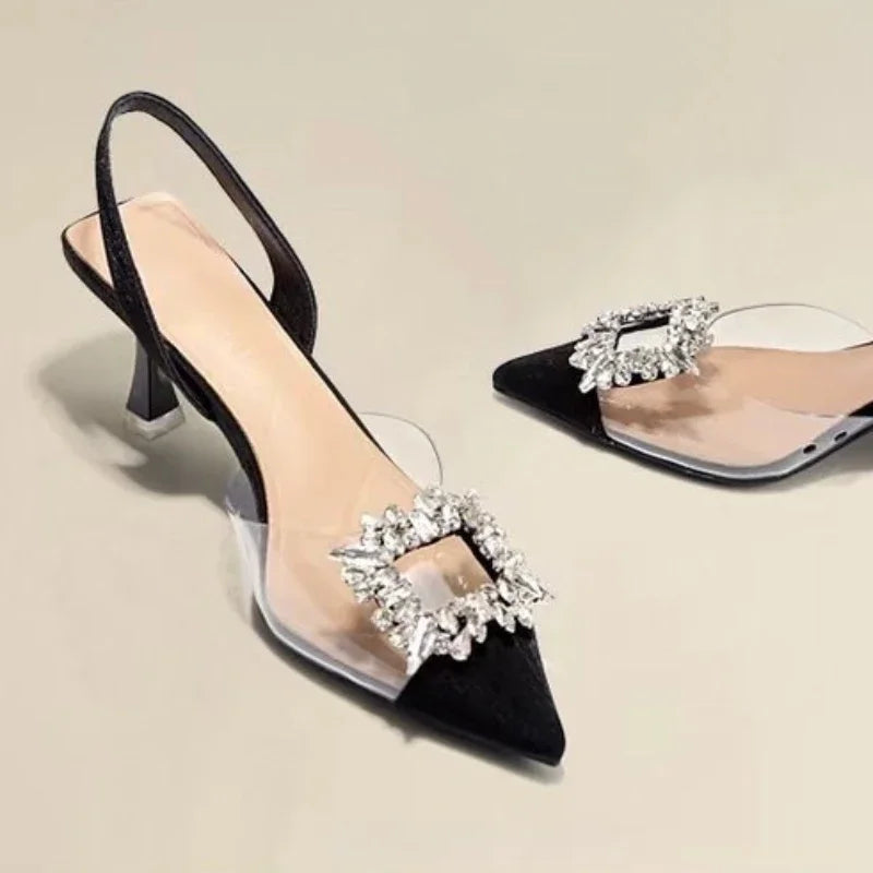 Sandales Femmes Transparentes Tendances Confortables