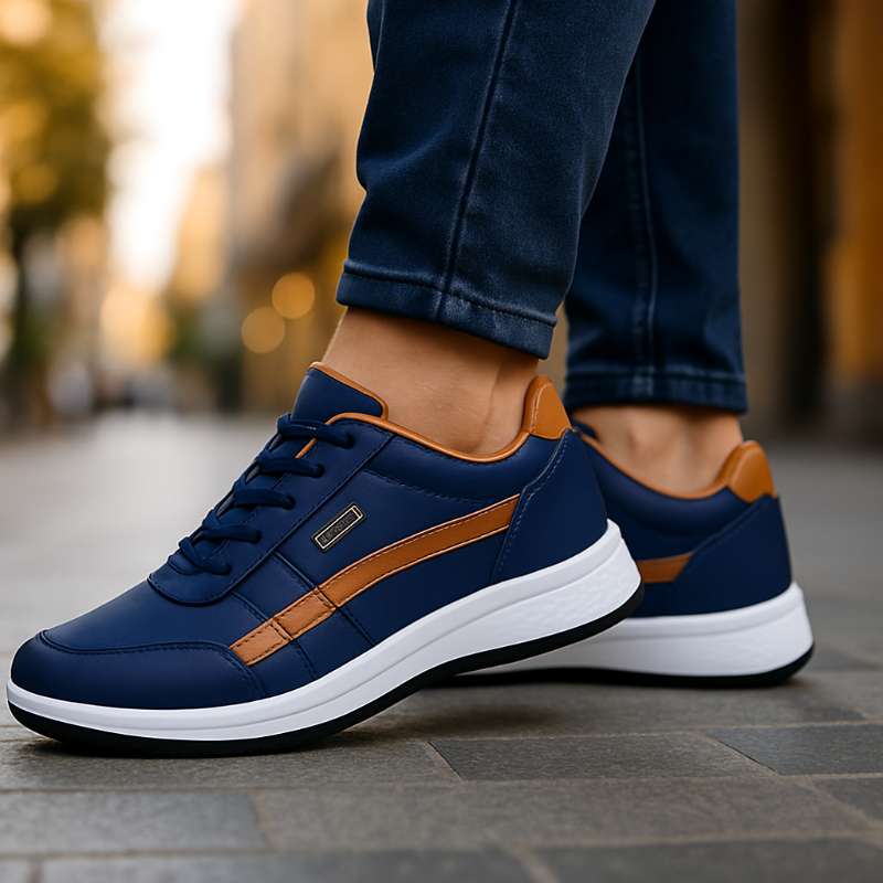 CuirConfort™ – Chaussures Orthopédiques Homme Élégantes en Cuir Imperméables