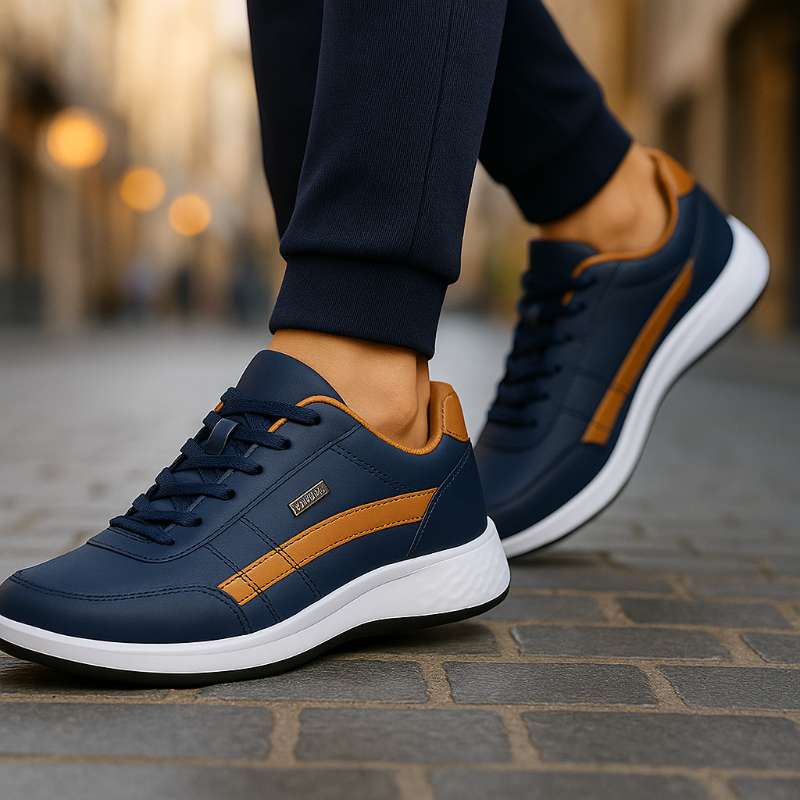CuirConfort™ – Chaussures Orthopédiques Homme Élégantes en Cuir Imperméables