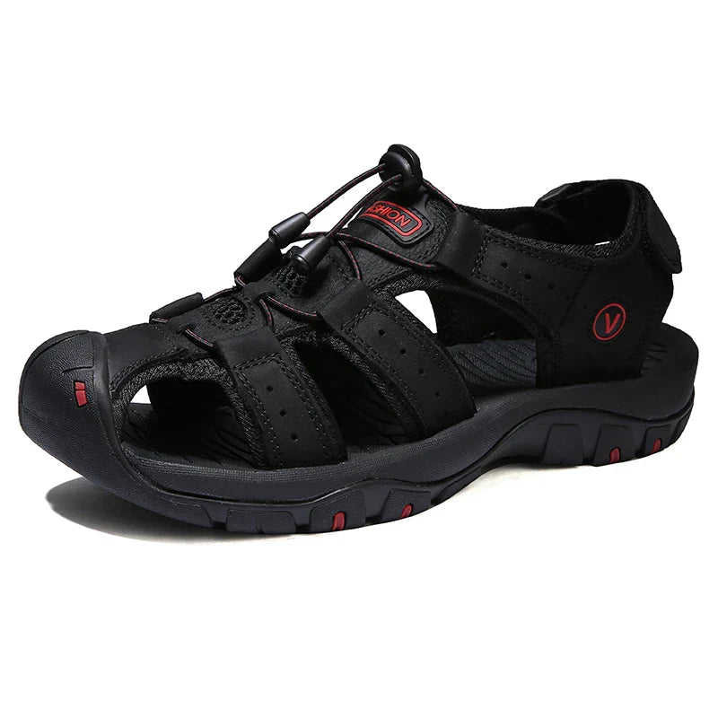 Sandales Homme Cuir Comfort pour Été