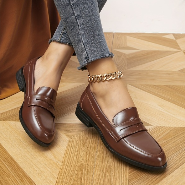 Cuirava™ – Mocassin Femme en Cuir Élégant et Confortable à Enfiler