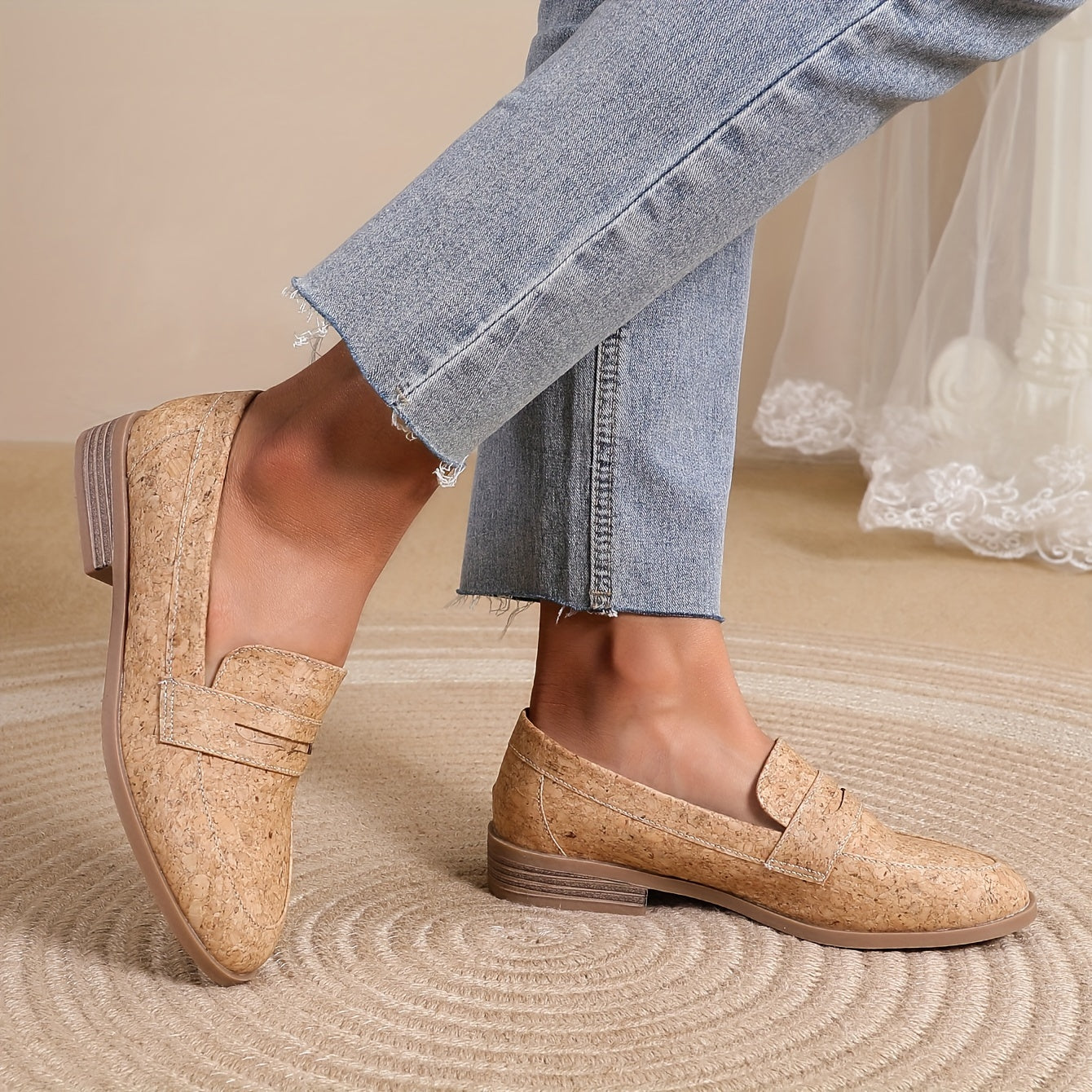 Cuirava™ – Mocassin Femme en Cuir Élégant et Confortable à Enfiler