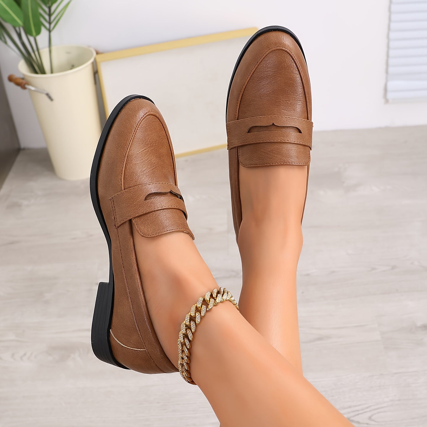 Cuirava™ – Mocassin Femme en Cuir Élégant et Confortable à Enfiler