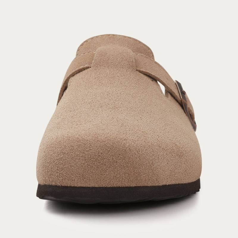 Cuirora™ – Sabot Chic en Cuir avec Boucle Élégante Unisexes