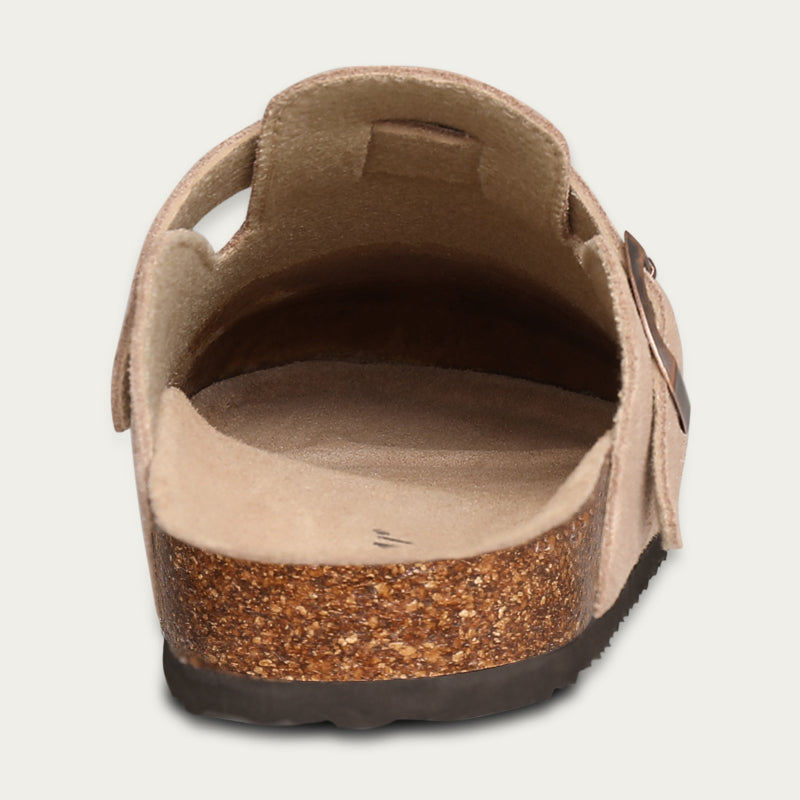 Cuirora™ – Sabot Chic en Cuir avec Boucle Élégante Unisexes