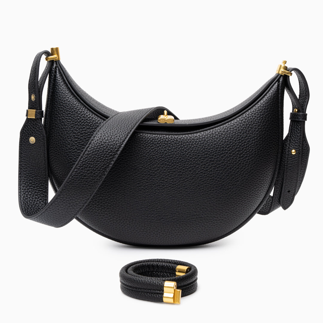 Sac à Main Femme Petit Cuir Véritable avec Fermeture et Poignée Supérieure