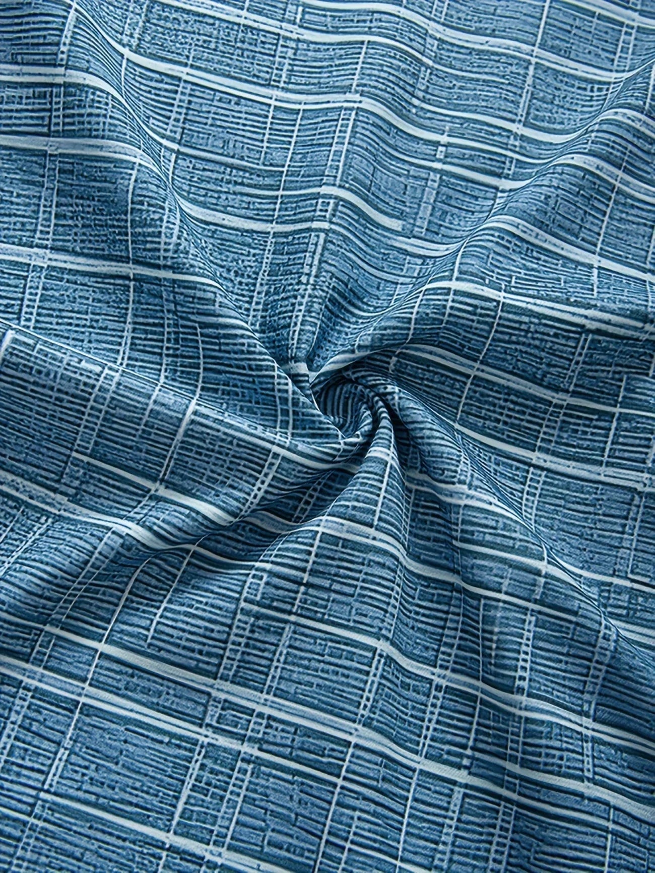 Chemise Homme Manches Courtes Carreaux Décontractée