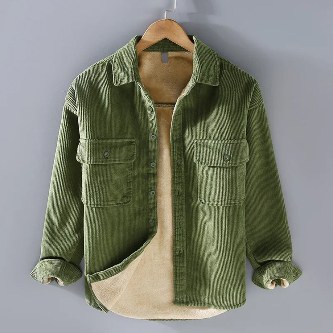 Chemise Veste Homme Hiver Douce et Élégante