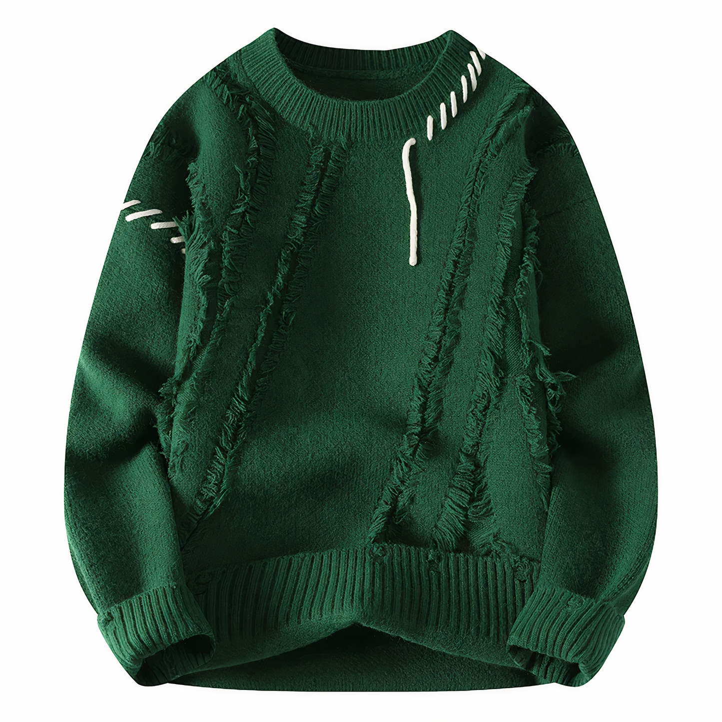 Pull Homme Hiver Chaud en Laine Mélangée