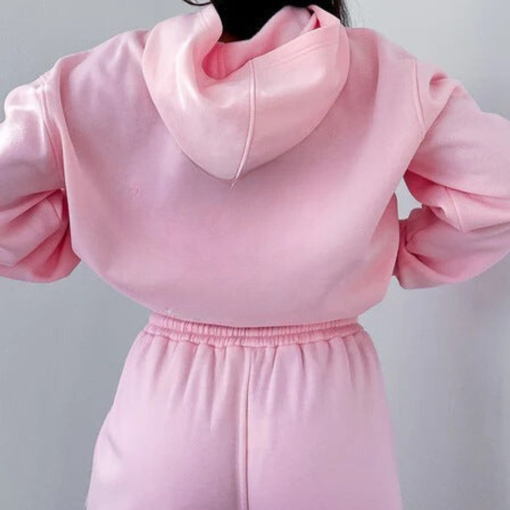 Survêtement femme capuche doux et élégant