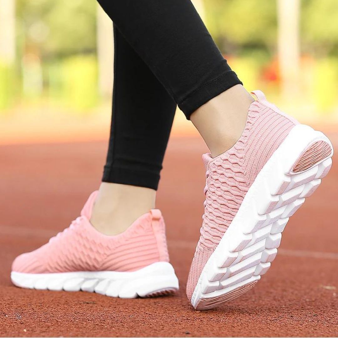 Chaussures de sport femme confortables avec semelle amortie