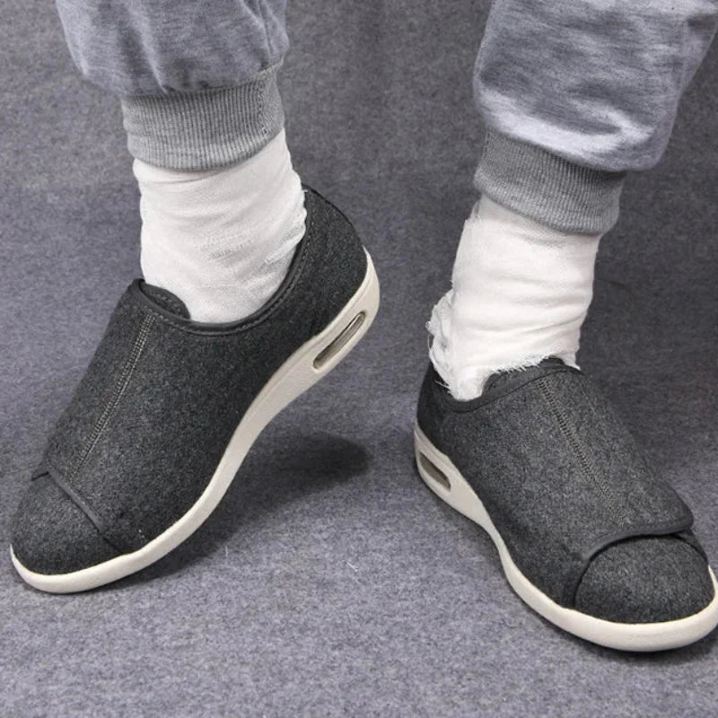 DiabeFlex™ – Chaussures Orthopédiques Chaudes et Larges