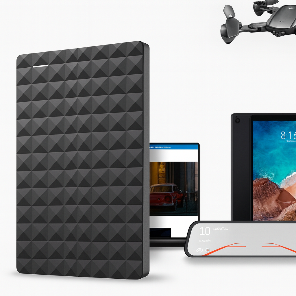 Disque Dur Externe 1 To USB 3.0 Rapide et Compact - PanierRoyale
