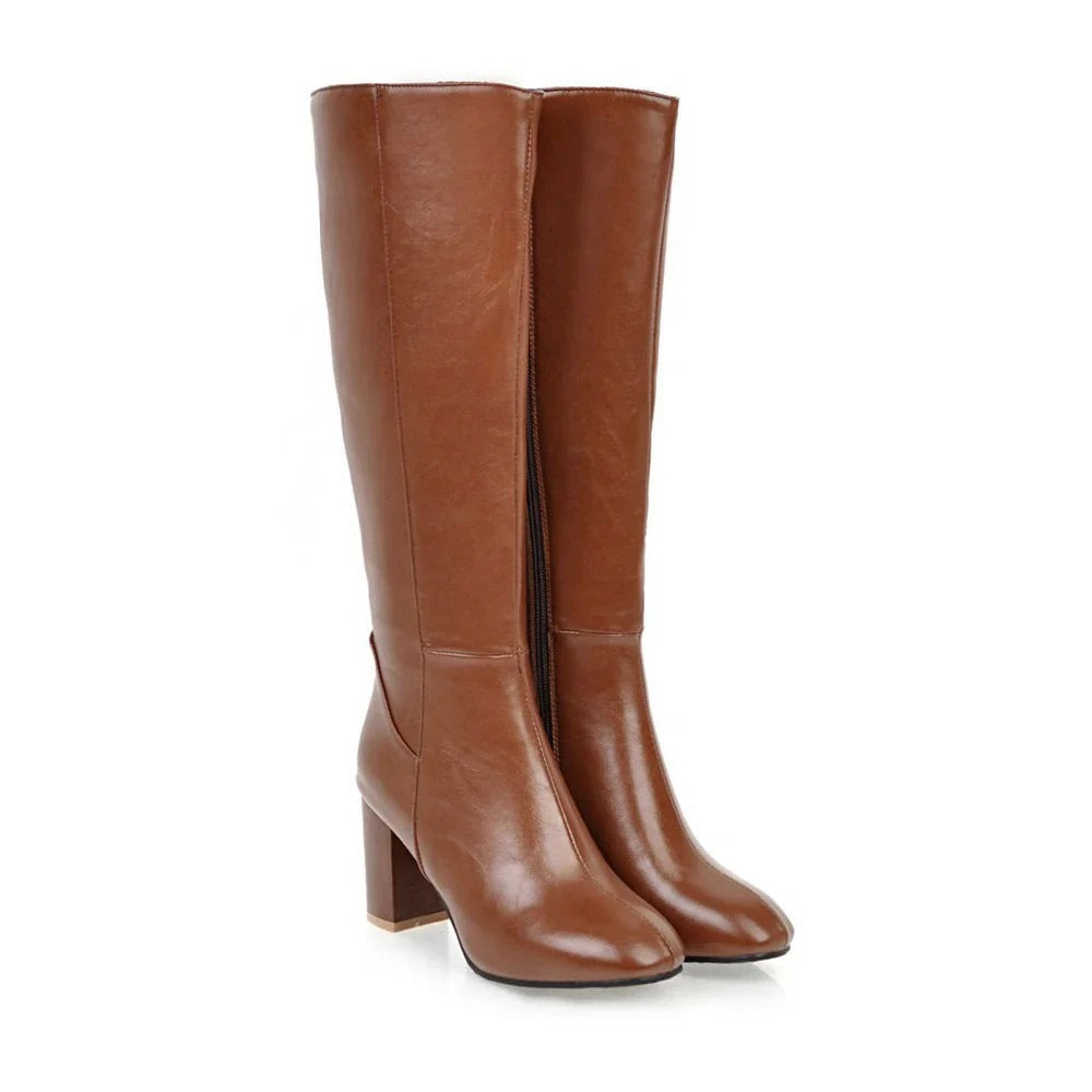 Bottines Hiver Femmes à Fermeture Éclair