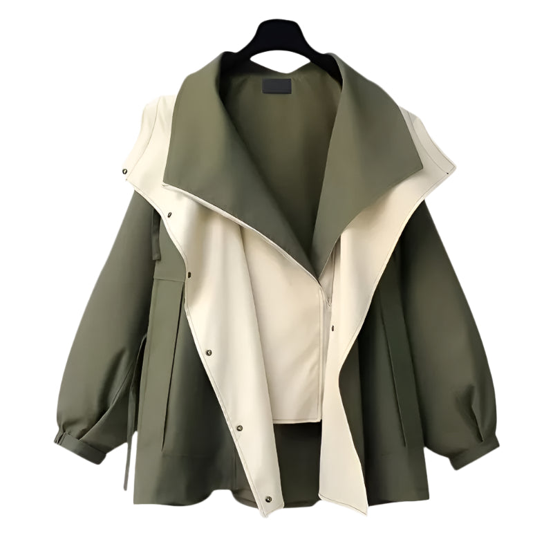 DuoShield™ – Veste Bicolore Coupe-Vent & Imperméable
