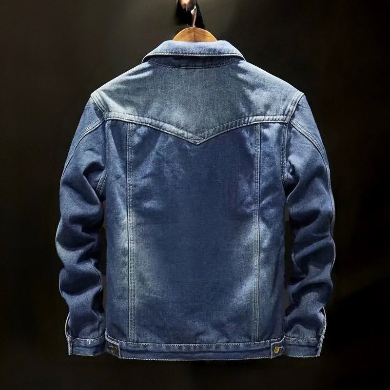 Blouson Homme Denim Doublure Polaire Chaude