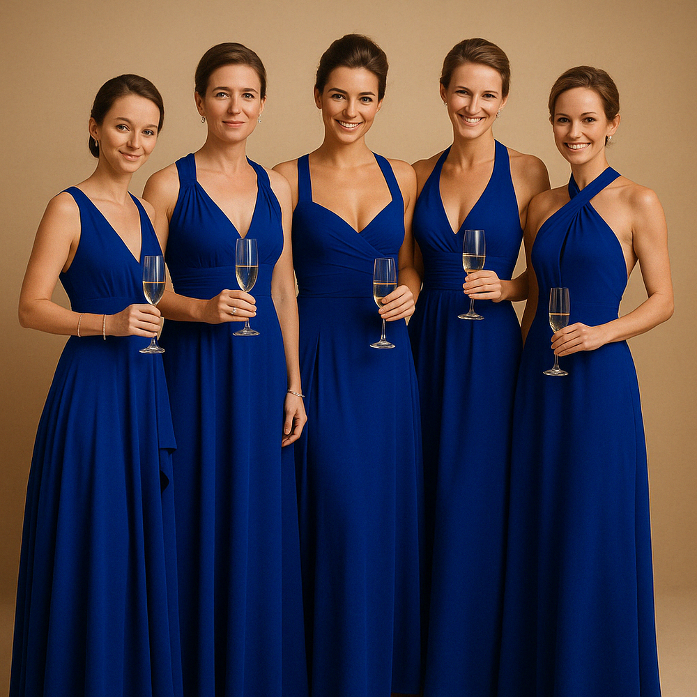 Robe Été Décolleté Dos Nu avec Bretelles Épaules et Ceinture Élastique