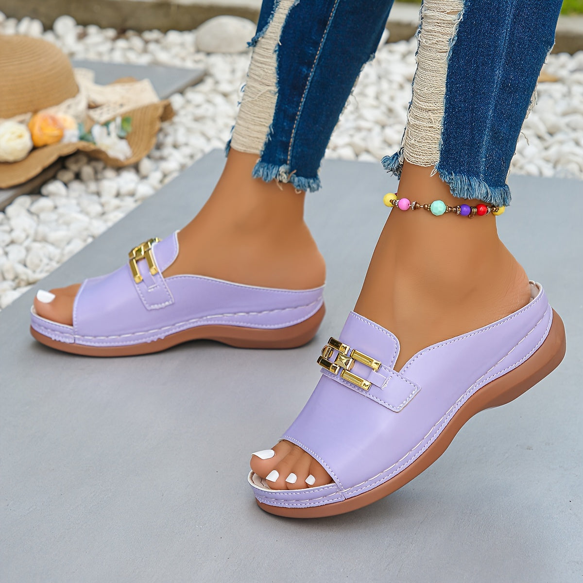 Eleganza™ – Elegance Sandales Compensées Femme