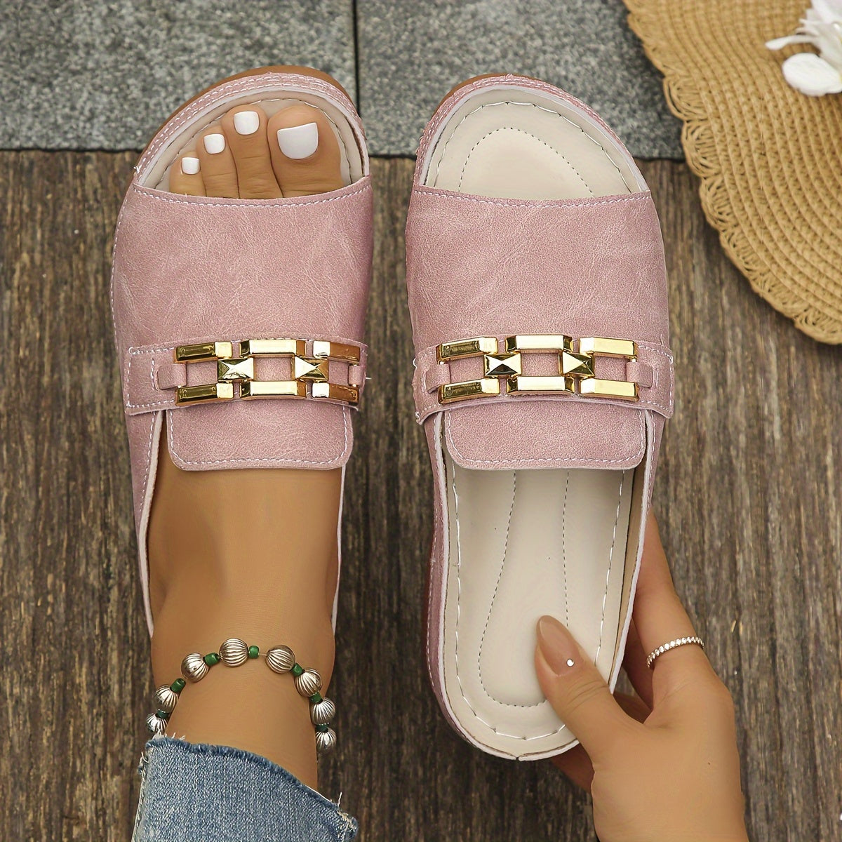 Eleganza™ – Elegance Sandales Compensées Femme